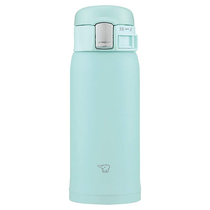 Zojirushi (Zojirushi) Water Bottle Direct Drink [One-Touch Open] Stainless Mug 360Ml Mint Blue Sm-Sf36-Am