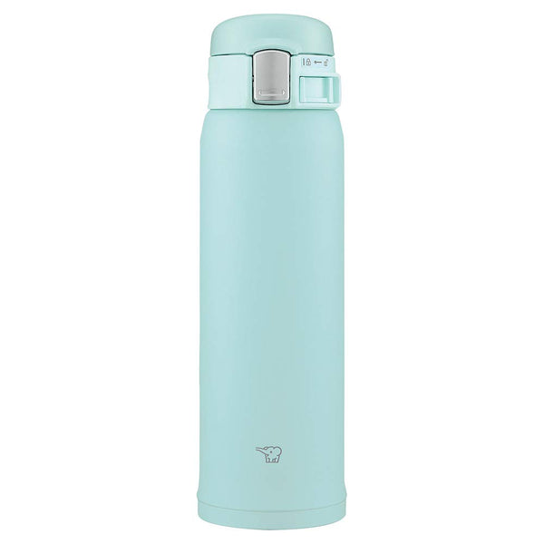 Zojirushi Water Bottle Direct [one Touch Open] Stainless Steel Mug 480ml Mint Blue Sm-sf48-am, Size: 6.5