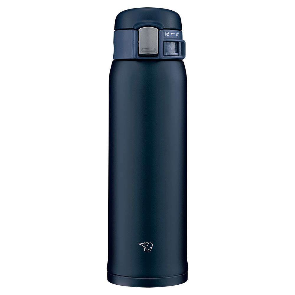 Zojirushi (Zojirushi) Water Bottle Direct Drinking [One-Touch Open] Stainless Mug 480Ml Navy Sm-Sf48-Ad