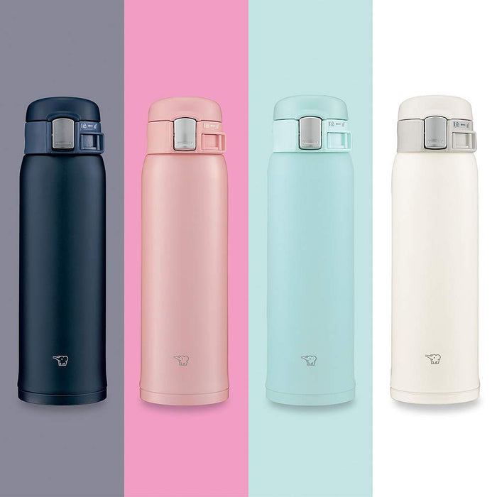 Zojirushi (Zojirushi) Water Bottle Direct Drinking [One-Touch Open] Stainless Mug 480Ml Navy Sm-Sf48-Ad