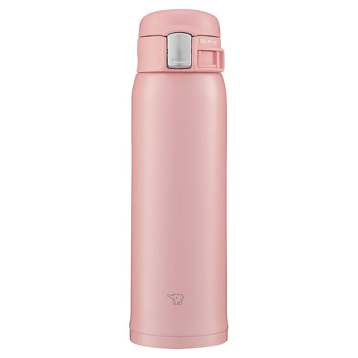Zojirushi (Zojirushi) Water Bottle Direct Drinking [One-Touch Open] Stainless Mug 480Ml Pink Sm-Sf48-Pa
