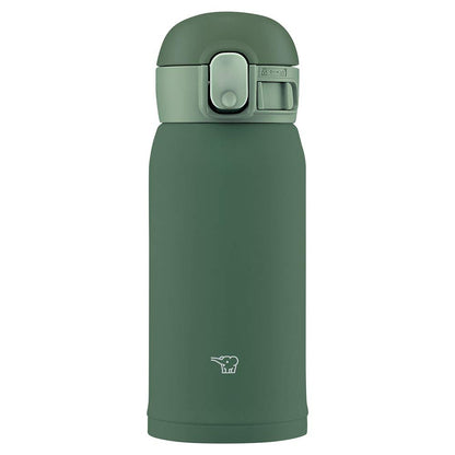 Zojirushi Sm-Wa36-Gd Stainless Steel Mug Seamless One Touch Khaki 360ml - Japanese Thermos Bottle