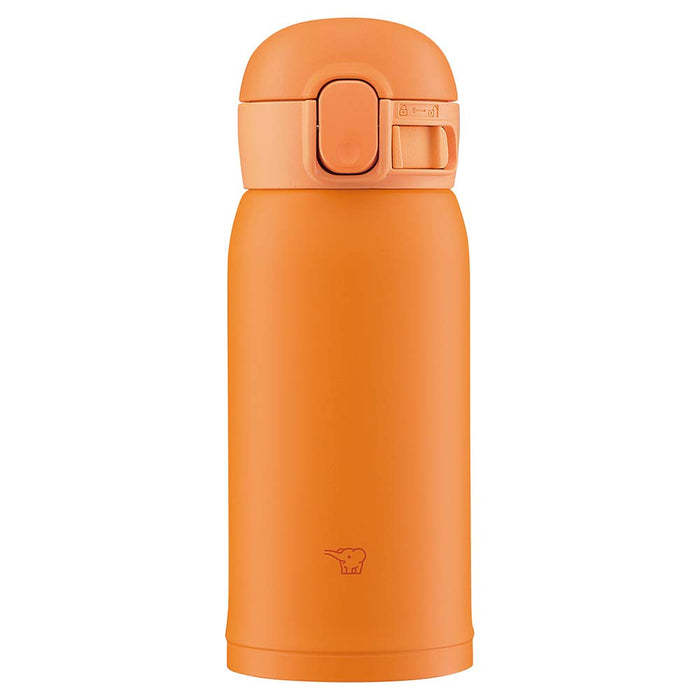 Zojirushi Sm-Wa36-Da 不锈钢杯无缝一触式橙色 360ml - 日本保温瓶