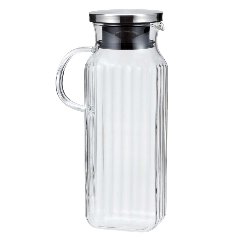 Agc Techno Glass Japan Iwaki Heat Resistant Square Glass Jug W/ Handle