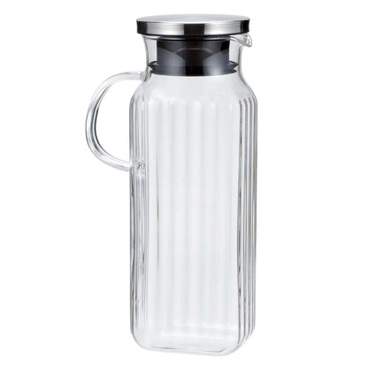 Agc Techno Glass Japan Iwaki Heat Resistant Square Glass Jug W/ Handle