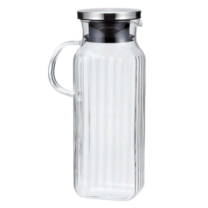 Agc Techno Glass Japan Iwaki Heat Resistant Square Glass Jug W/ Handle