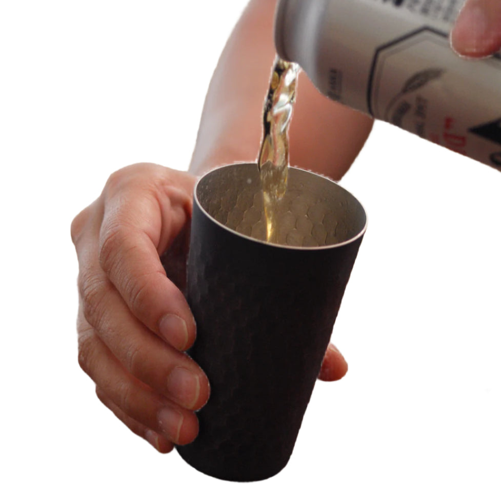 Asahi Copper Cooler Glass (Bronze Finish) 330ml