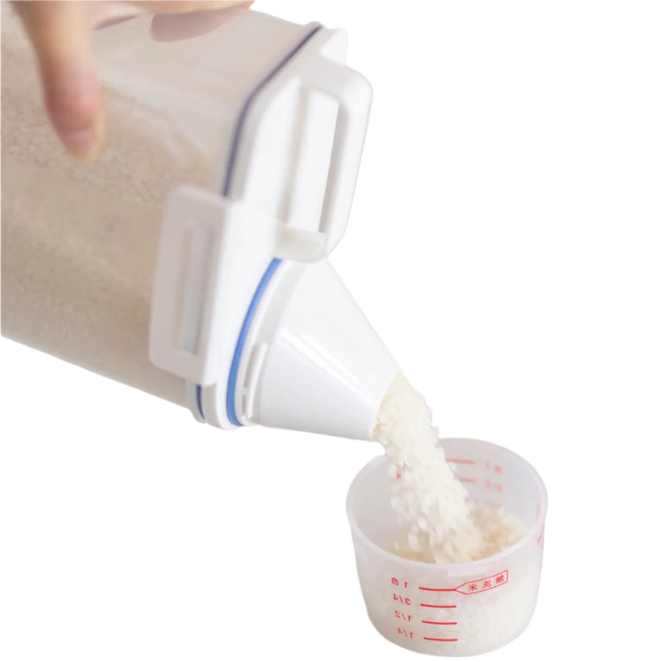 Asvel Polypropylene Sealed Rice Storage Container From Japan