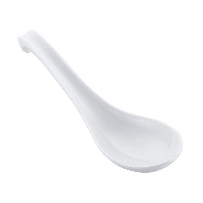 Ebm Japan Porcelain Ramen Soup Renge Spoon 17.6Cm