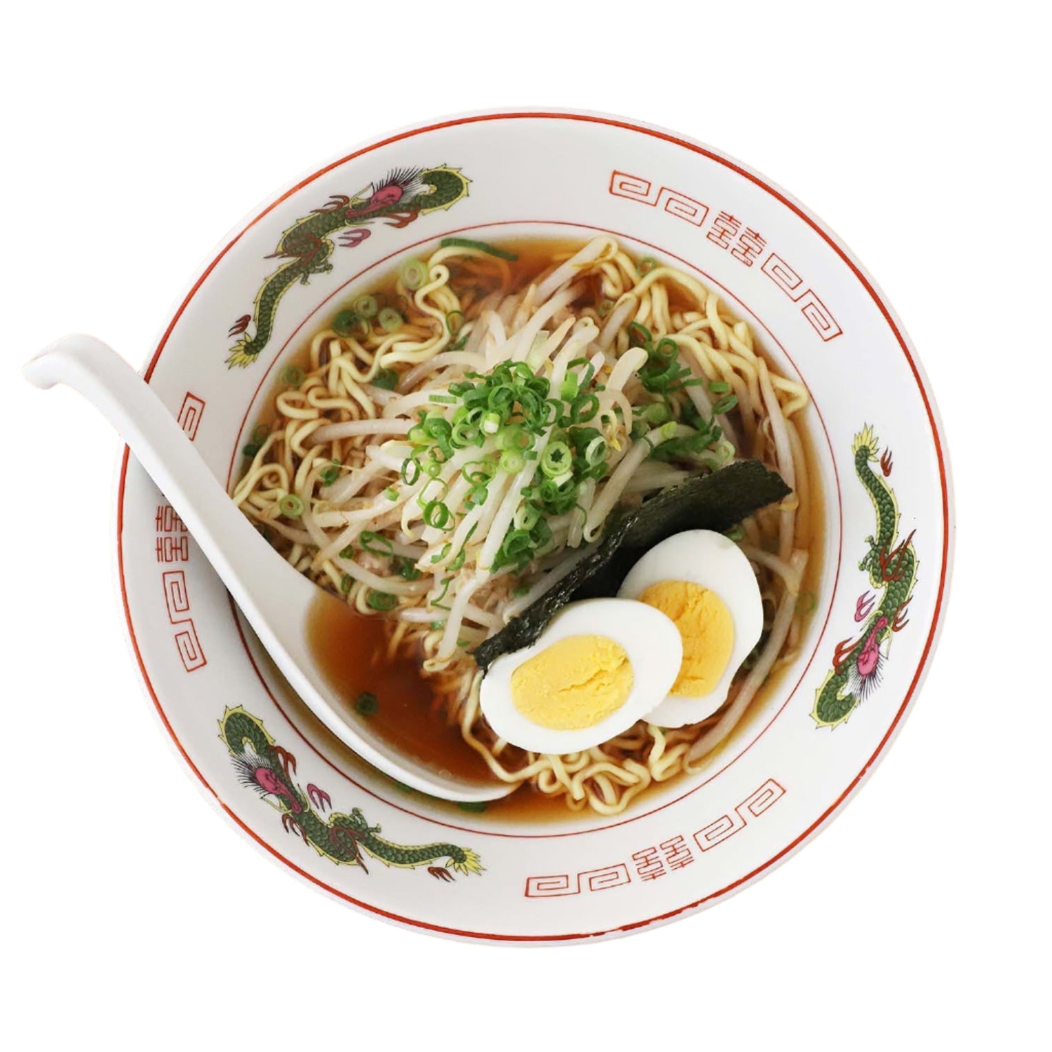 Ebm Japan Porcelain Ramen Soup Renge Spoon 17.6Cm