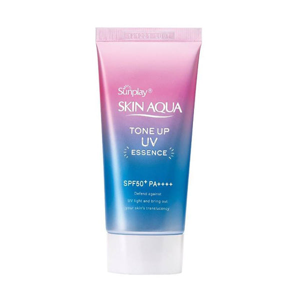SKIN AQUA Transparencia arriba Tonifica Esencia UV Protector solar Aroma de sabon palpitante Color lavanda 80g SPF50 +