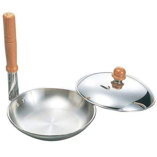 Fujinos 3-Ply Stainless Steel Induction Oyakodon Pan With Lid Japan Hsdd-160