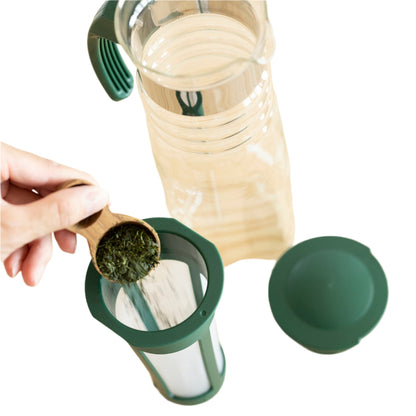 Harry Hario Japan Heat Resistant 1.2L Glass Iced Tea Brewer With Handle