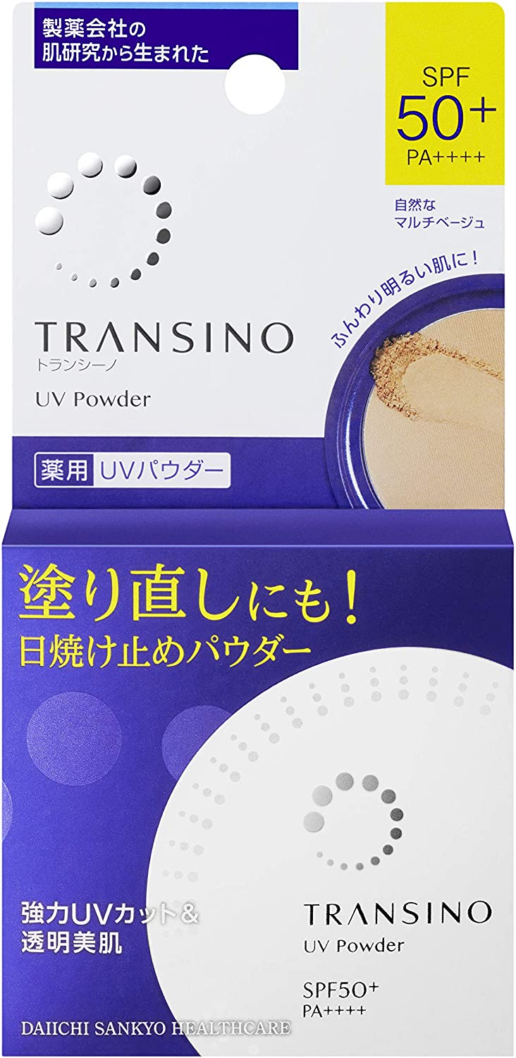 Transino Medical UV Powder SPF50/ PA ++++ 12g - Powder Makeup Made In Japan