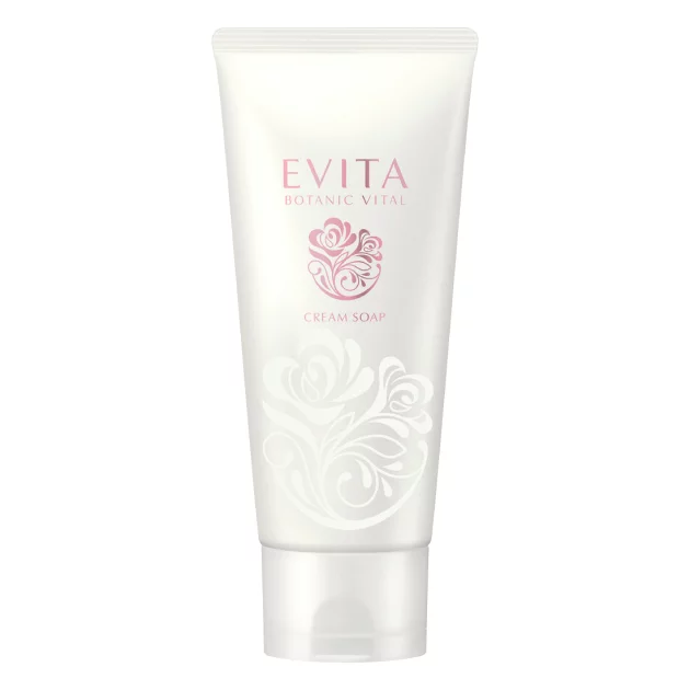 Kanebo Evita Botanic Vital Cream Soap 130g - Japanese Aging-Care Face Wash