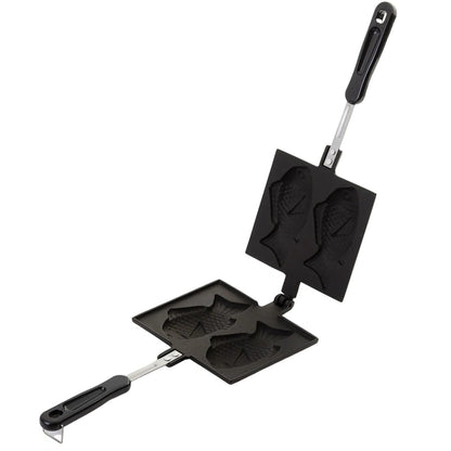 Iwachu Nambu Cast Iron Taiyaki Fish-Shaped Waffle Iron