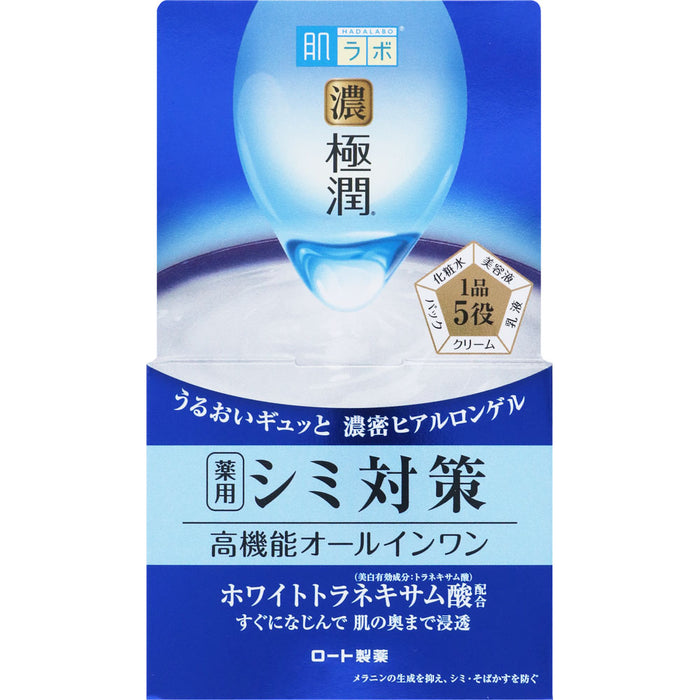 Hada Labo Dark Polar Jun All-in-One Whitening Perfect Gel - Japanese Skincare