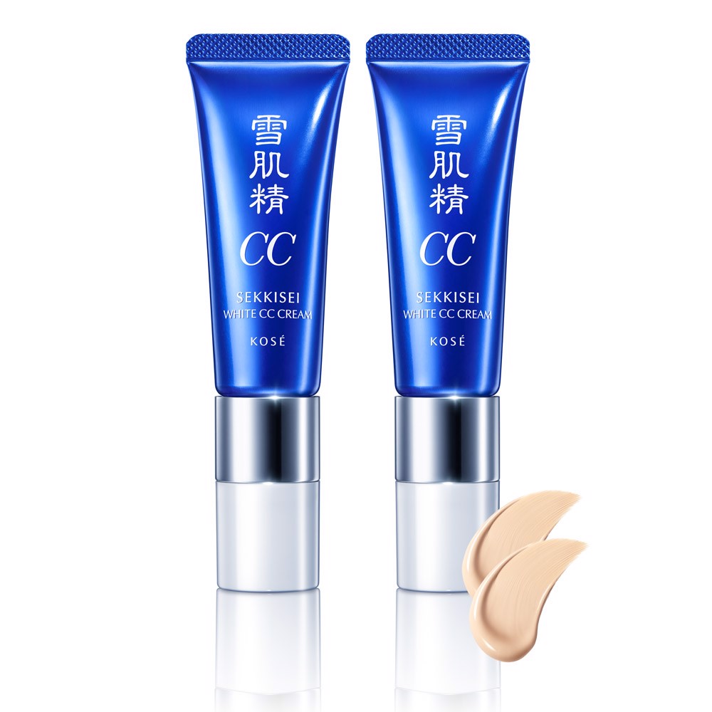 Kosé Sekkisei White Cc Cream SPF50+ PA++++ Light Ochre 01 26ml - Made In Japan