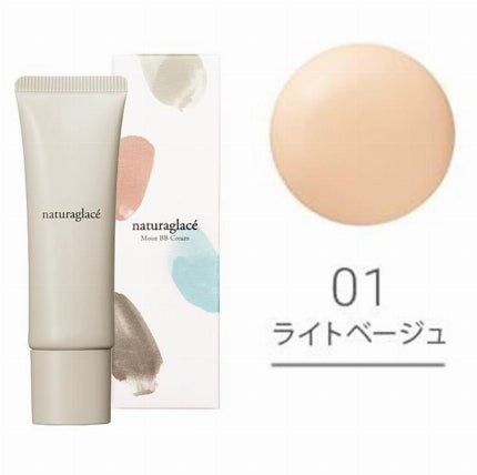 Naturaglace Moist BB 霜 01 LB SPF43/ PA+++ 27g - 日本面部彩妆产品