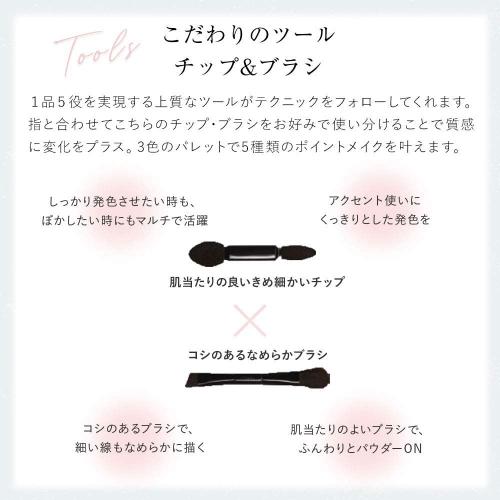 Naturaglacé Natura Grasset Makeup Palette Color 01 Gold Brown 3.4g - Japan Eyeshadow