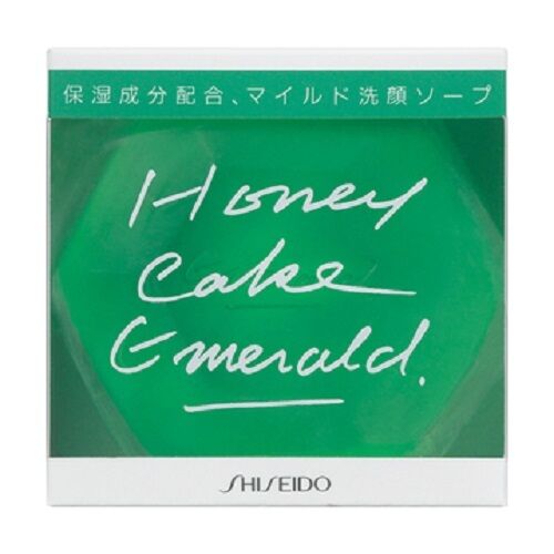 Shiseido Honey Cake Emerald Facial Cleansing Soap 100g - Japanese Face-Wash Soap