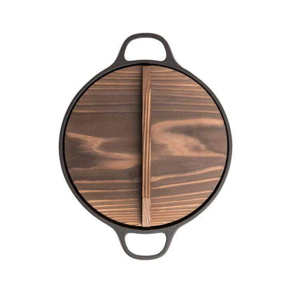 Seieido Japan Cast Iron Sukiyaki Gyoza Pan 20Cm