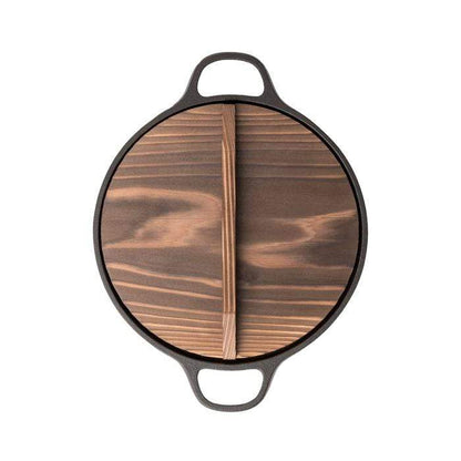 Seieido Japan Cast Iron Sukiyaki Gyoza Pan 24Cm