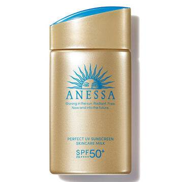 Anessa Perfect UV Skin Care Milk SPF50 + PA ++++ For Face & Body 60ml