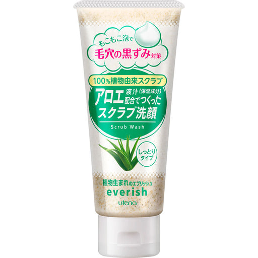 Utena Everish Aloe Extract Face Scrub / wash(135g) Japan With Love