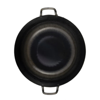 Yamada Hammered Iron Tempura Pan 33cm