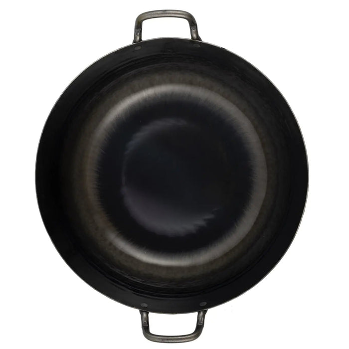 Yamada Hammered Iron Tempura Pan 36cm