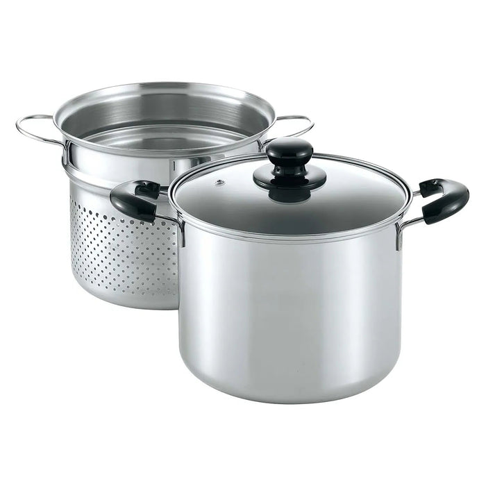 Yoshikawa Cook Look Ii 3-Ply Stainless Steel Pasta Pot